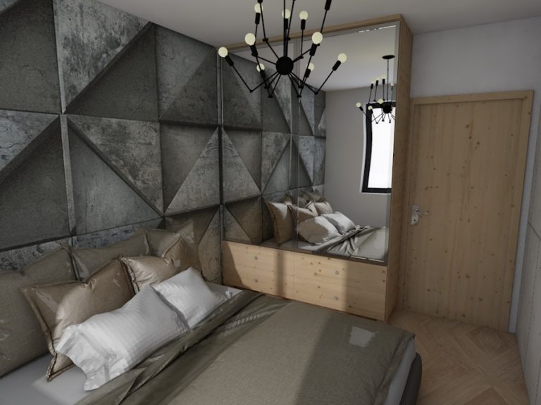 Read more about the article Sypialnia w mieszkaniu w Szczecinie, 2017