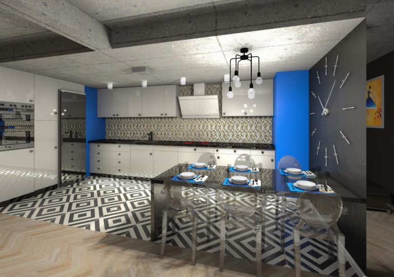 Read more about the article Kuchnia w mieszkaniu w Szczecinie, 2017