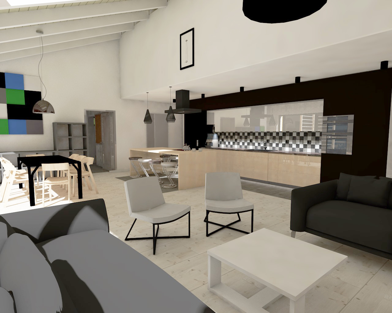 You are currently viewing Kuchnia w domu jednorodzinnym, Dobra koło Szczecina, 2015