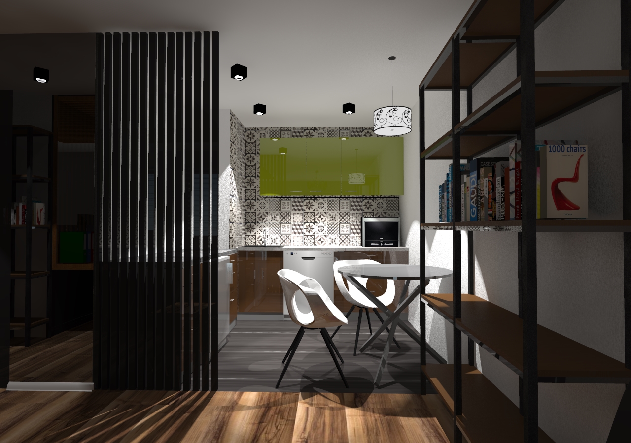 You are currently viewing Kuchnia w małym biurze księgowym, Szczecin, 2016