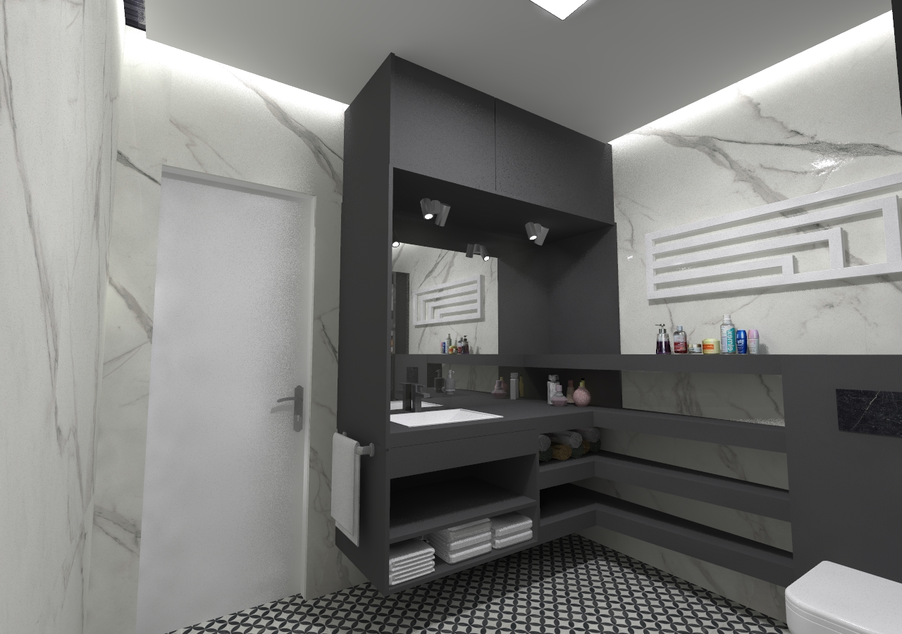 You are currently viewing Łazienka w mieszkaniu w Szczecinie, Podjuchy, 2018