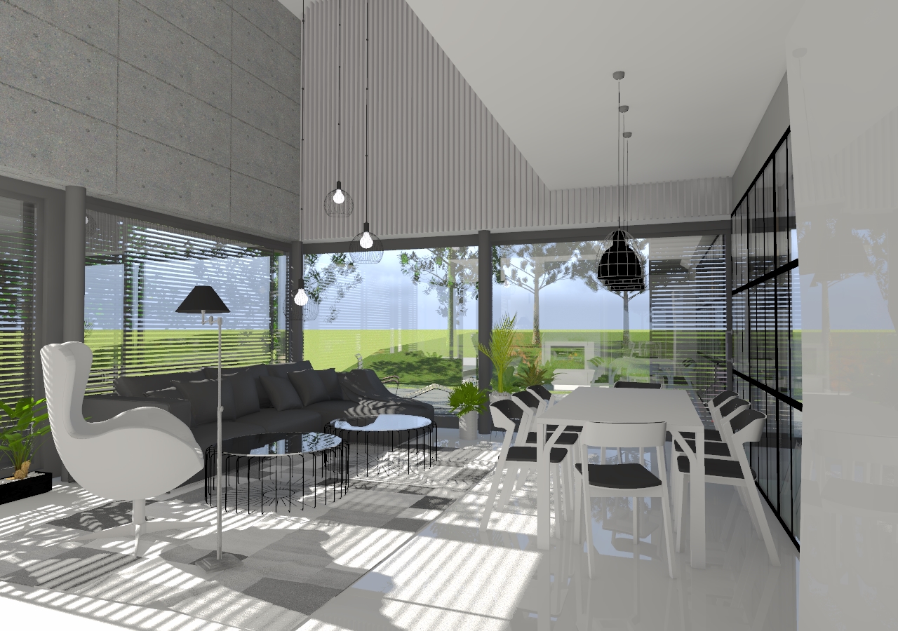 You are currently viewing Salon w domu jednorodzinnym, Szczecin, 2015