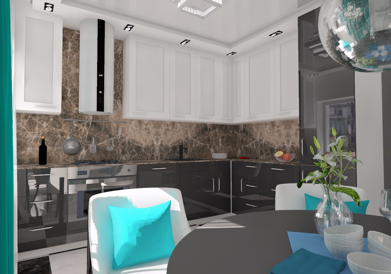 You are currently viewing Kuchnia w mieszkaniu w Szczecinie, Podjuchy, 2018