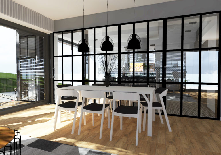 Read more about the article Jadalnia w domu jednorodzinnym, Szczecin, 2017