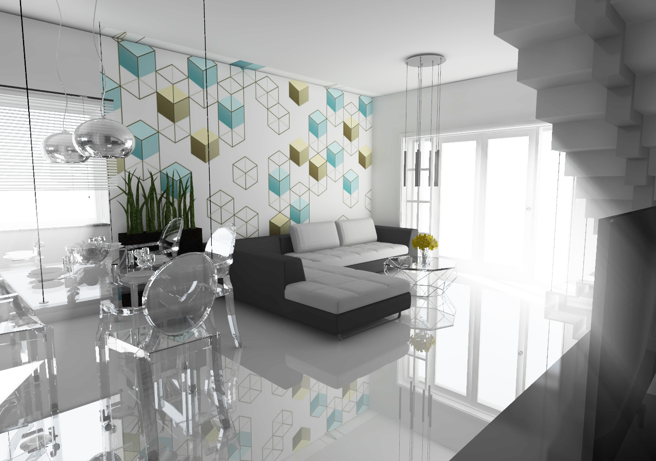 You are currently viewing Salon w domu jednorodzinnym, Siadło Dolne, 2016