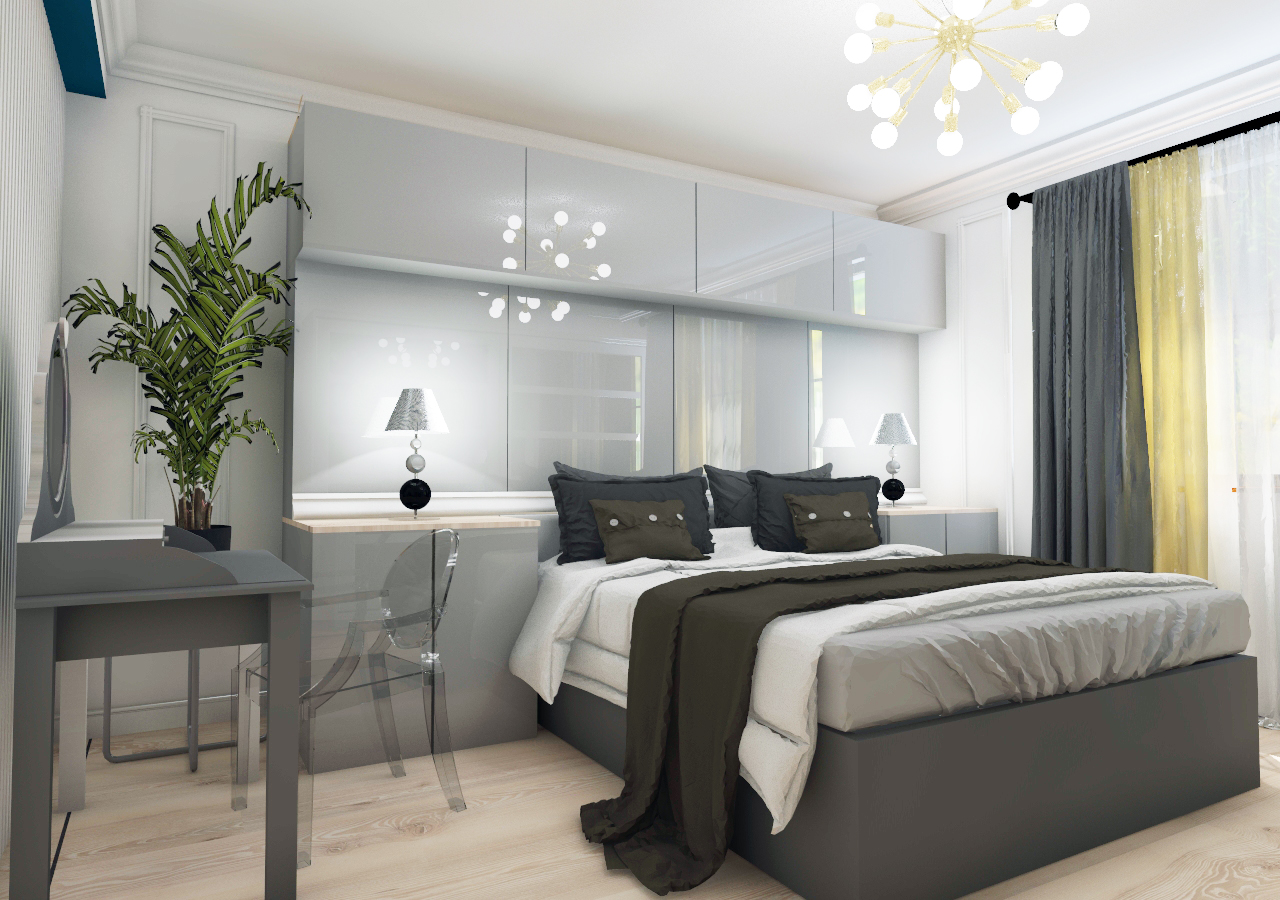 Read more about the article Sypialnia w mieszkaniu w Szczecinie, Pogodno, 2018