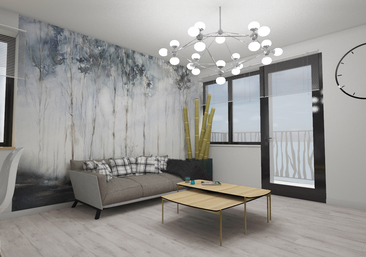 You are currently viewing Salon w mieszkaniu w Szczecinie, Kępa Parnicka, 2017