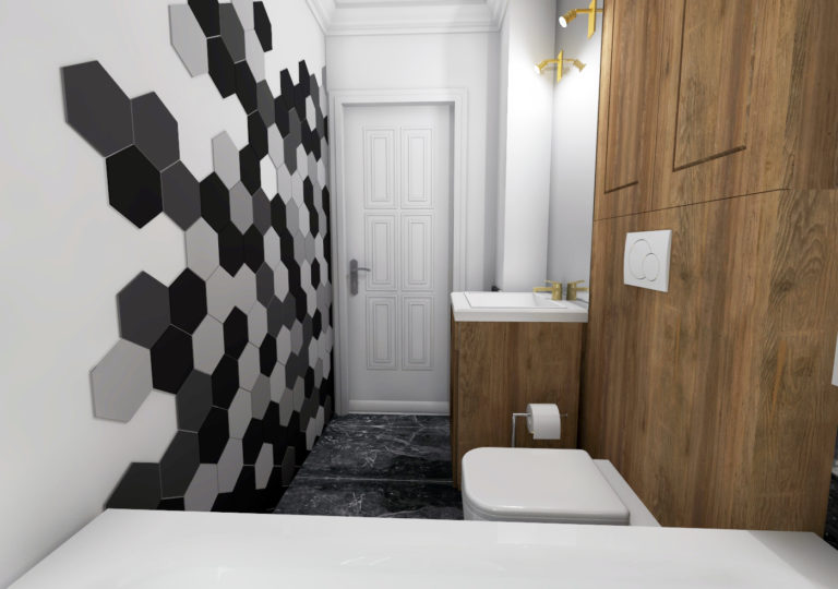 Read more about the article Łazienka w mieszkaniu w Szczecinie, Pogodno, 2018