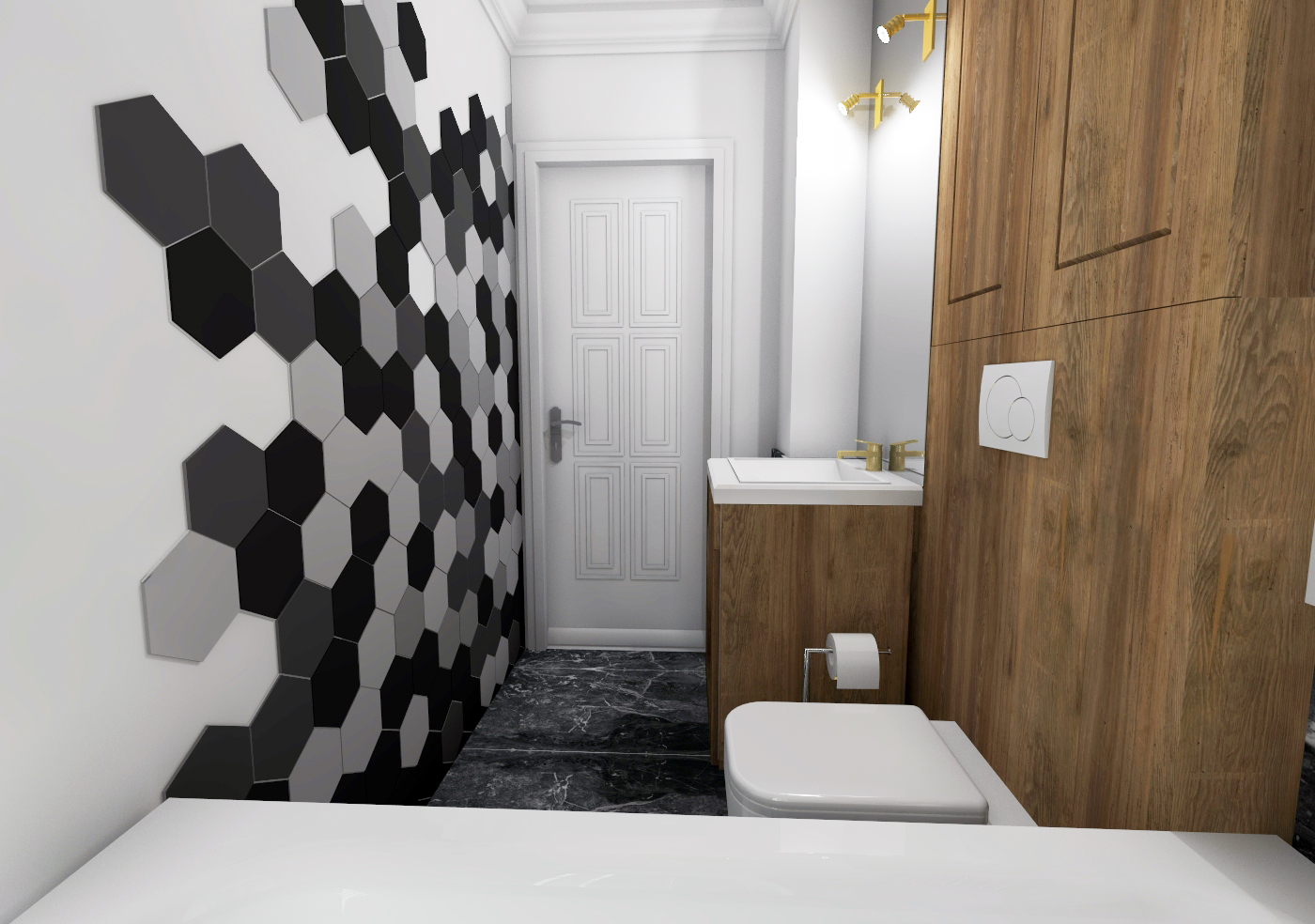 Read more about the article Łazienka w mieszkaniu w Szczecinie, Pogodno, 2018