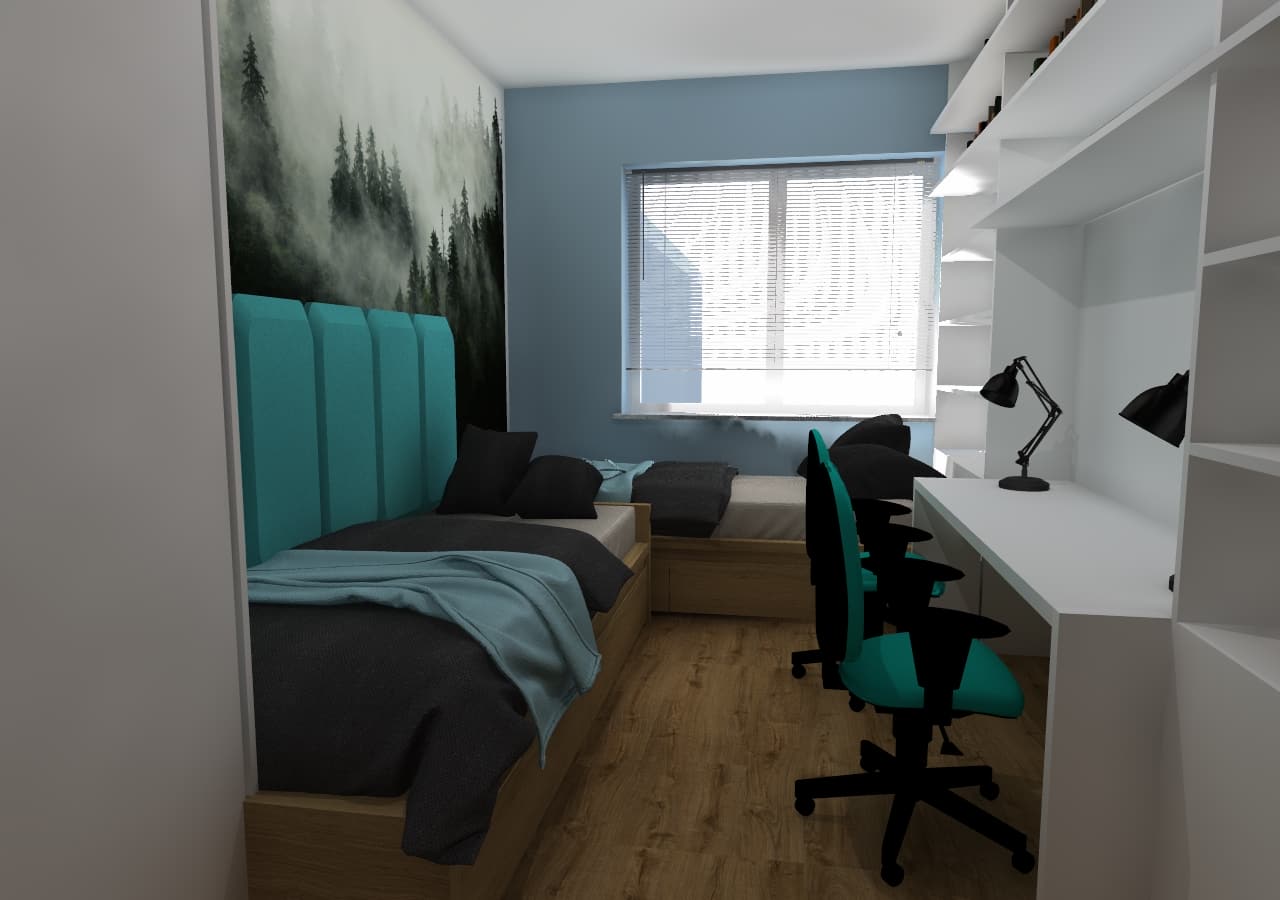 Read more about the article Pokój chłopców mieszkanie 2025